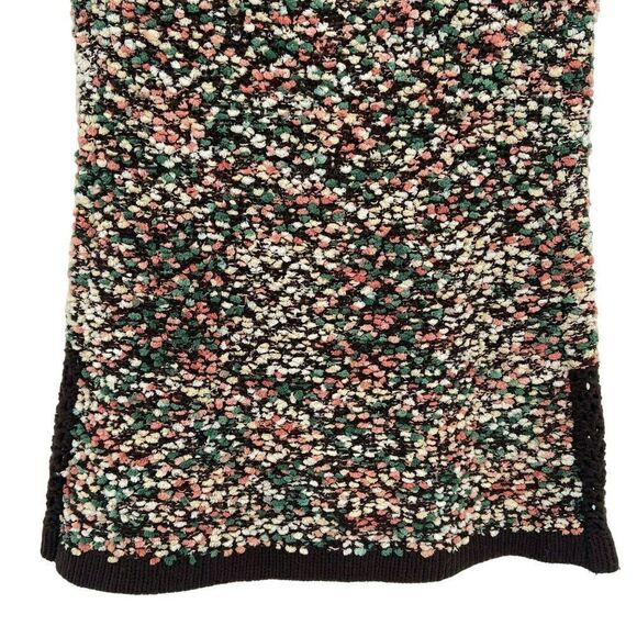 Sofia Camica Crocheted Sweater Vest Toggle & Flower Closure Multicolor S/M - Picture 10 of 12